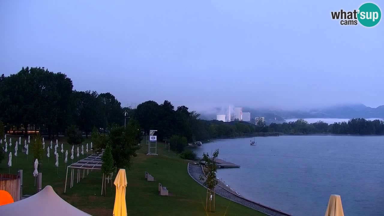 Webcam lac de Velenje – Vue en direct depuis Velenje Beach