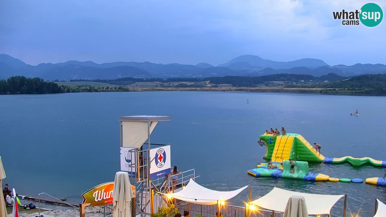 Web kamera Velenjsko jezero – Plaža Velenje uživo