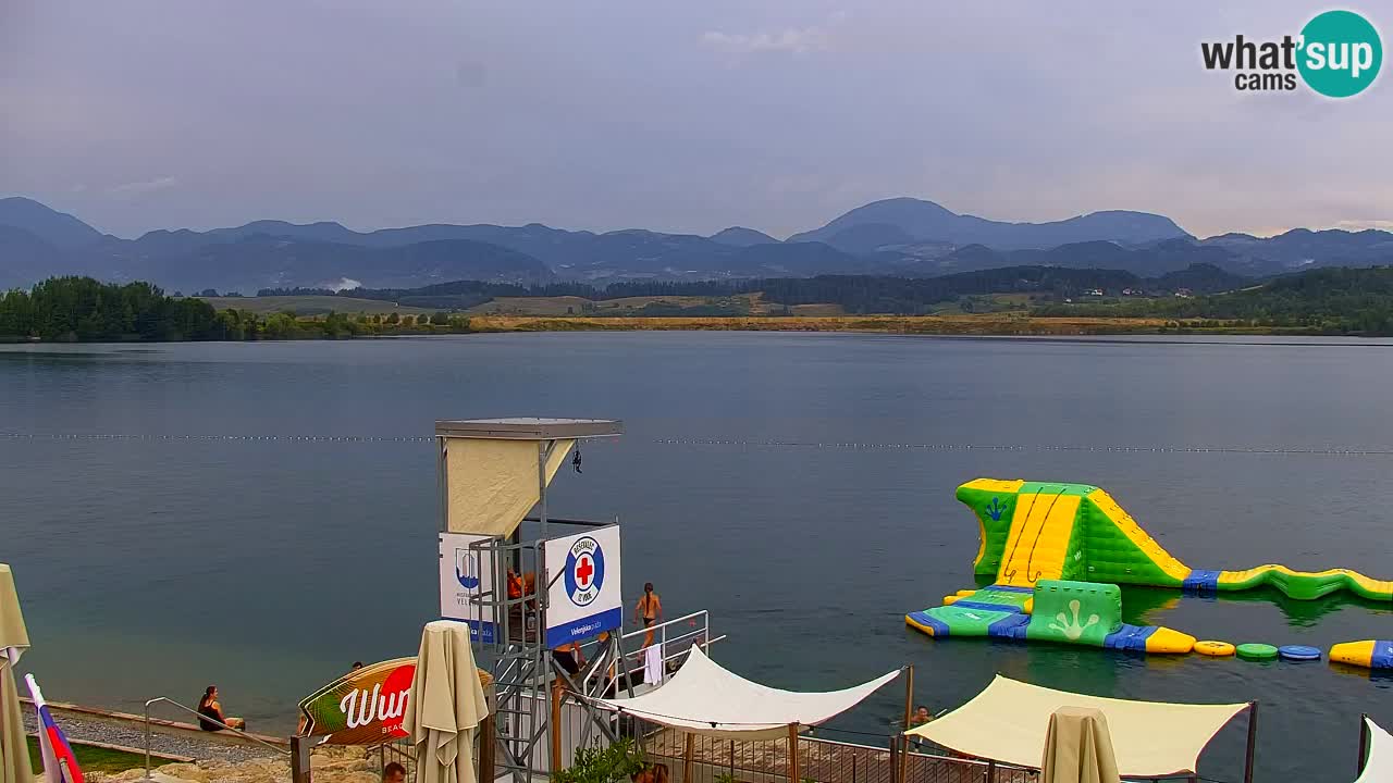 Webcam lago Velenje – Vista en directo desde Velenje Beach