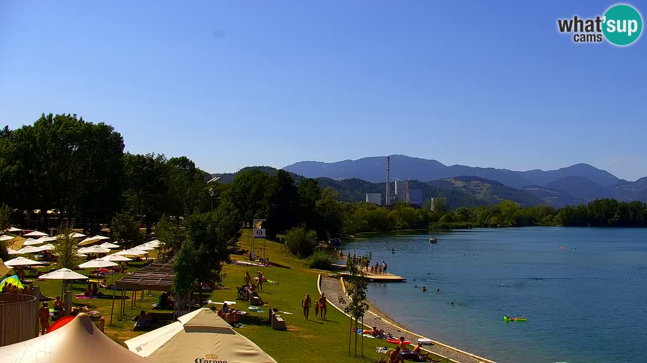 Webcam Lago di Velenje – Spiaggia di Velenje in diretta