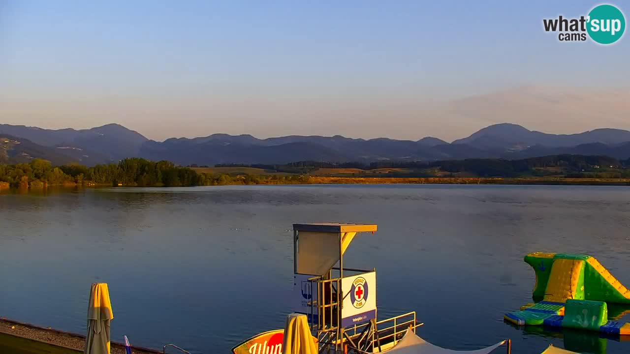Webcam Lago di Velenje – Spiaggia di Velenje in diretta