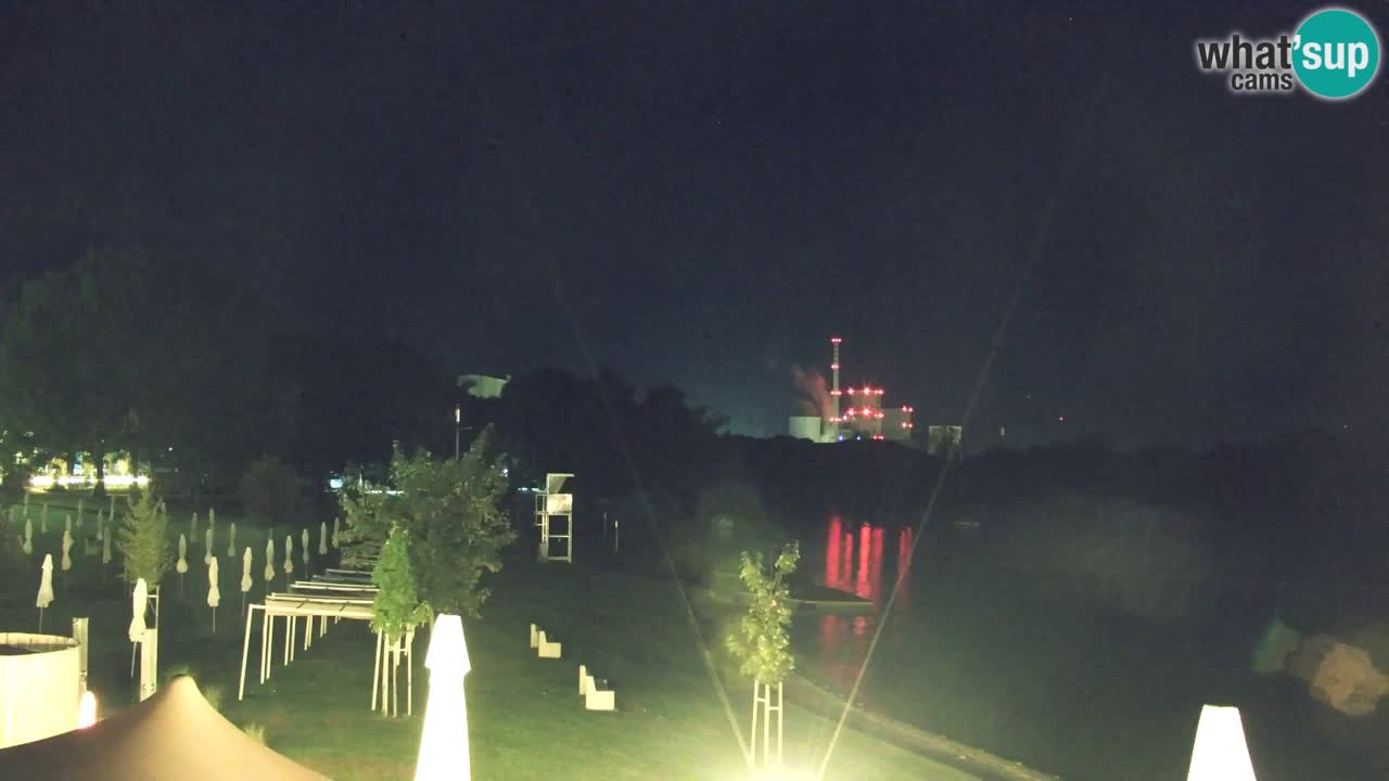 Webcam lago Velenje – Vista en directo desde Velenje Beach