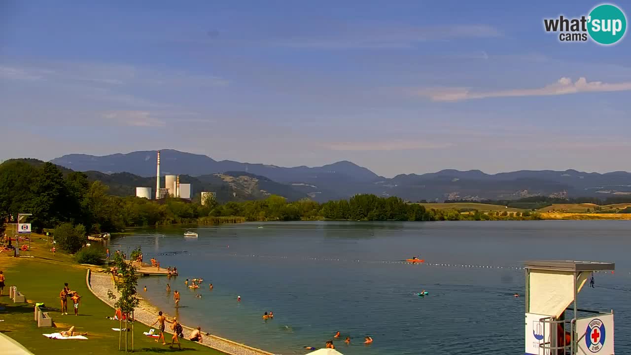 Webcam Lago di Velenje – Spiaggia di Velenje in diretta