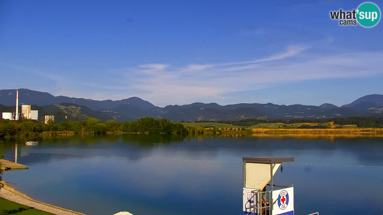 Webcam Lago di Velenje – Spiaggia di Velenje in diretta