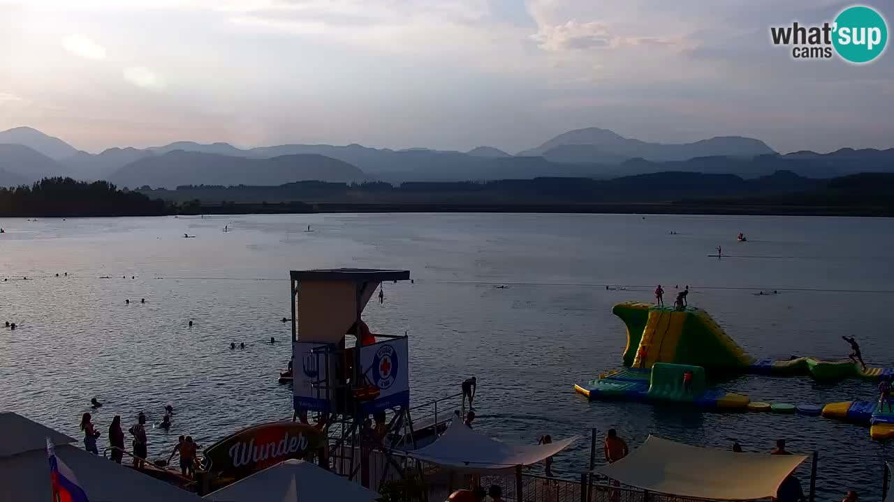 Webcam lac de Velenje – Vue en direct depuis Velenje Beach
