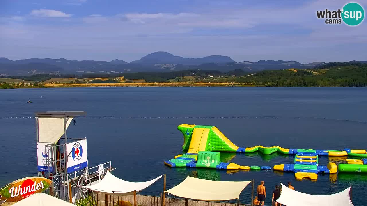Webcam Lago di Velenje – Spiaggia di Velenje in diretta