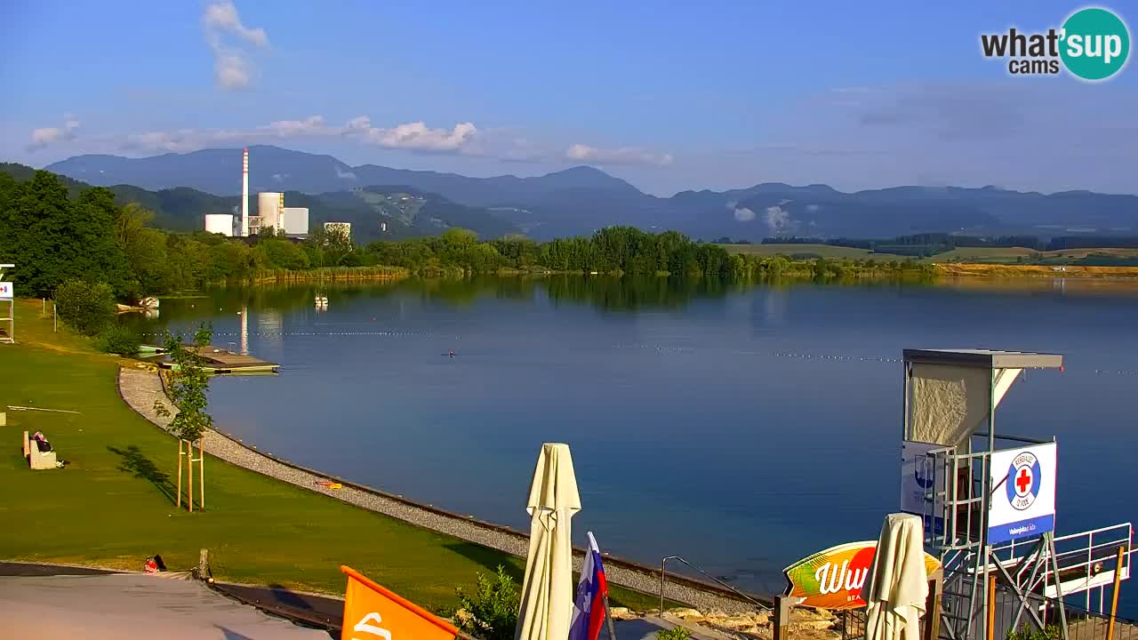 Webcam lac de Velenje – Vue en direct depuis Velenje Beach