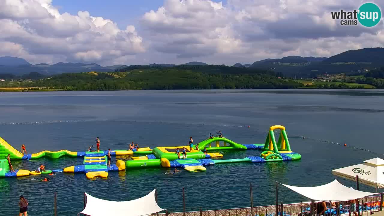 Webcam lac de Velenje – Vue en direct depuis Velenje Beach
