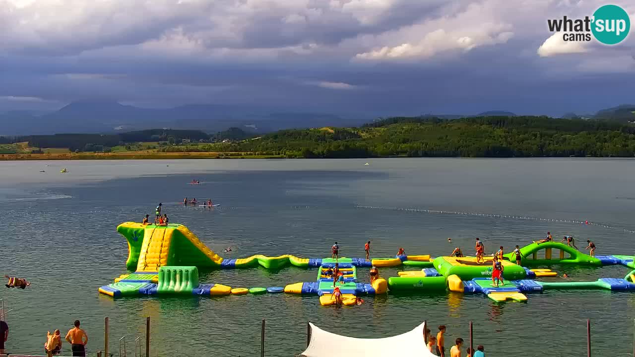Webcam lago Velenje – Vista en directo desde Velenje Beach