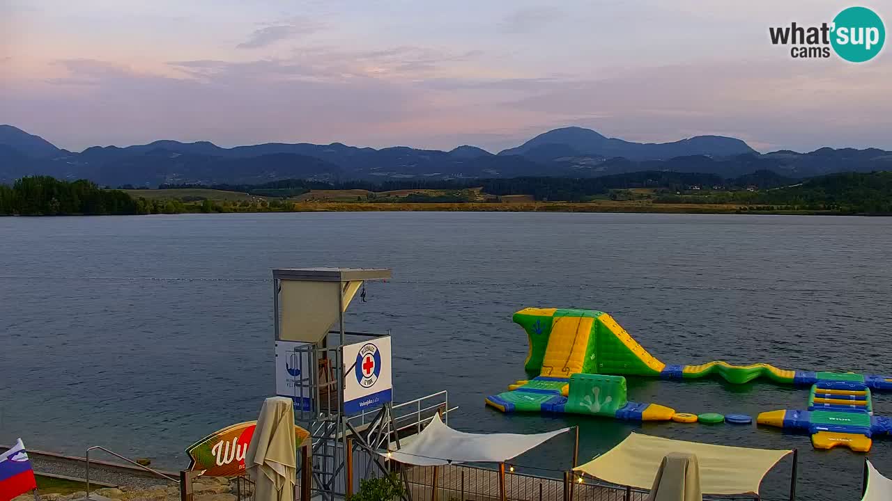 Webcam Lago di Velenje – Spiaggia di Velenje in diretta