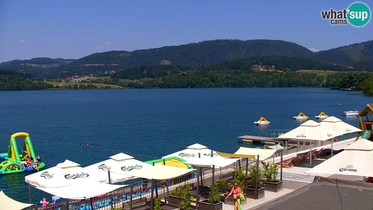 Webcam lac de Velenje – Vue en direct depuis Velenje Beach