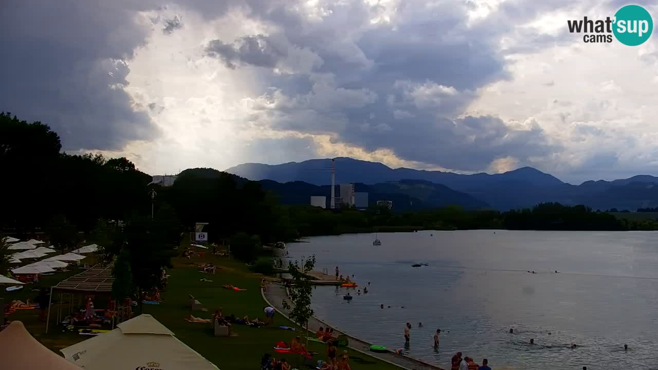 Webcam Lago di Velenje – Spiaggia di Velenje in diretta