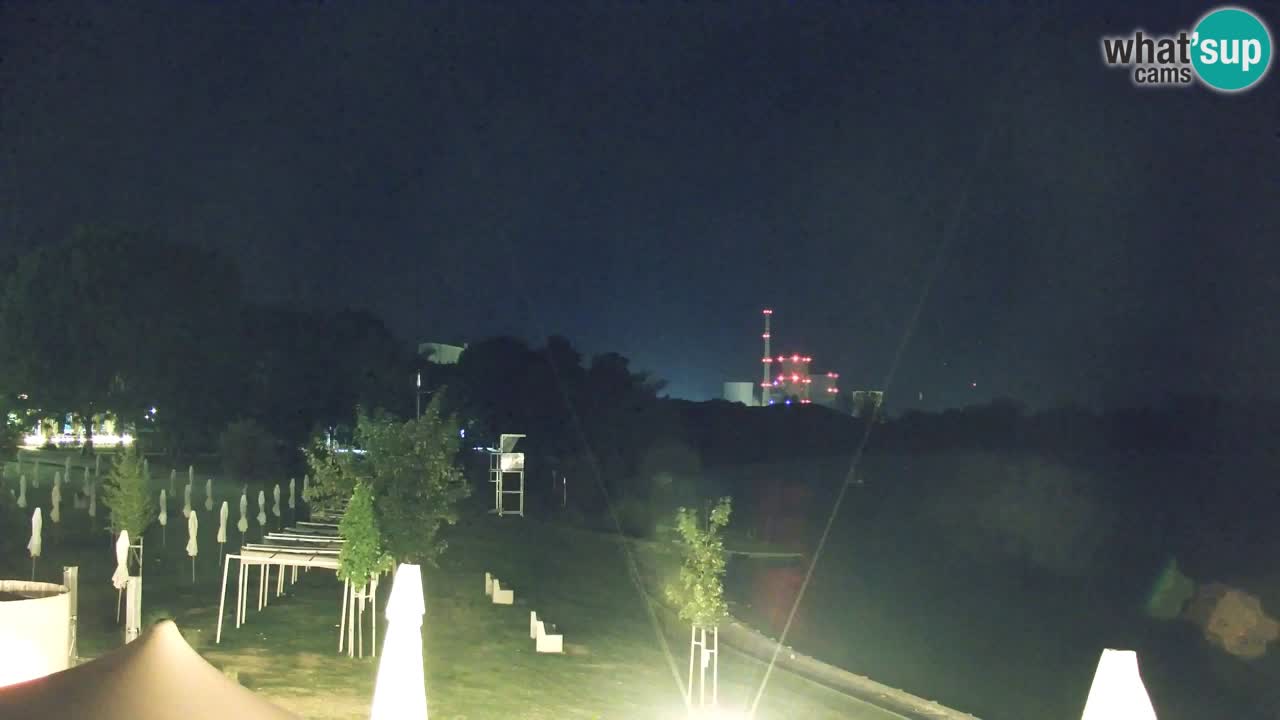 Webcam lago Velenje – Vista en directo desde Velenje Beach