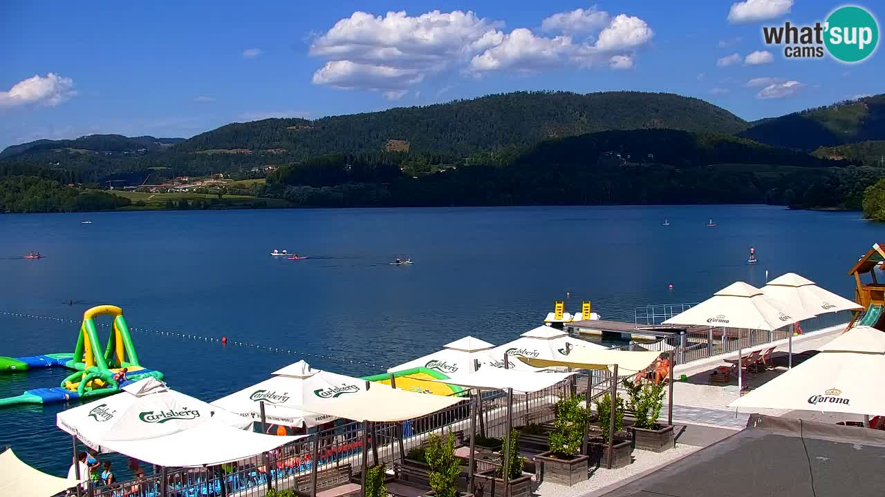 Webcam lac de Velenje – Vue en direct depuis Velenje Beach