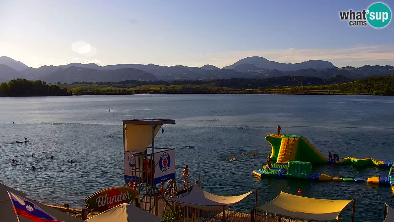 Webcam Lago di Velenje – Spiaggia di Velenje in diretta