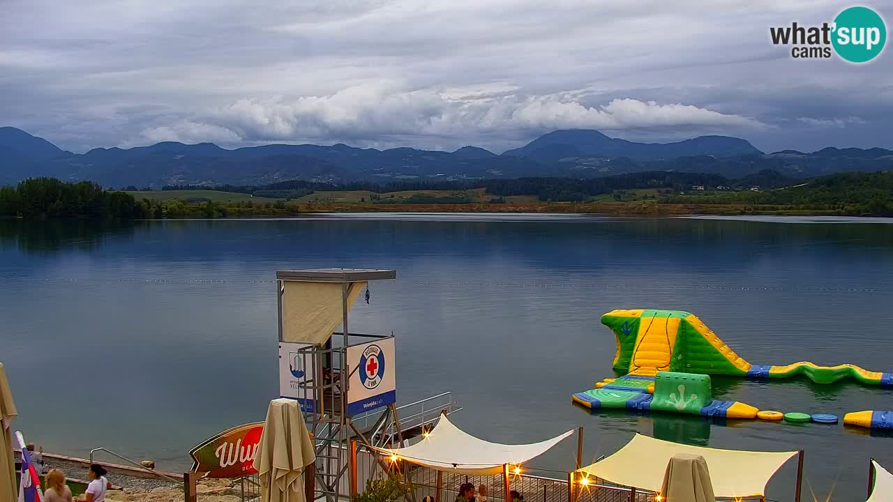Webcam lac de Velenje – Vue en direct depuis Velenje Beach