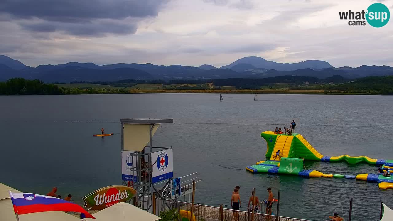 Web kamera Velenjsko jezero – Plaža Velenje uživo