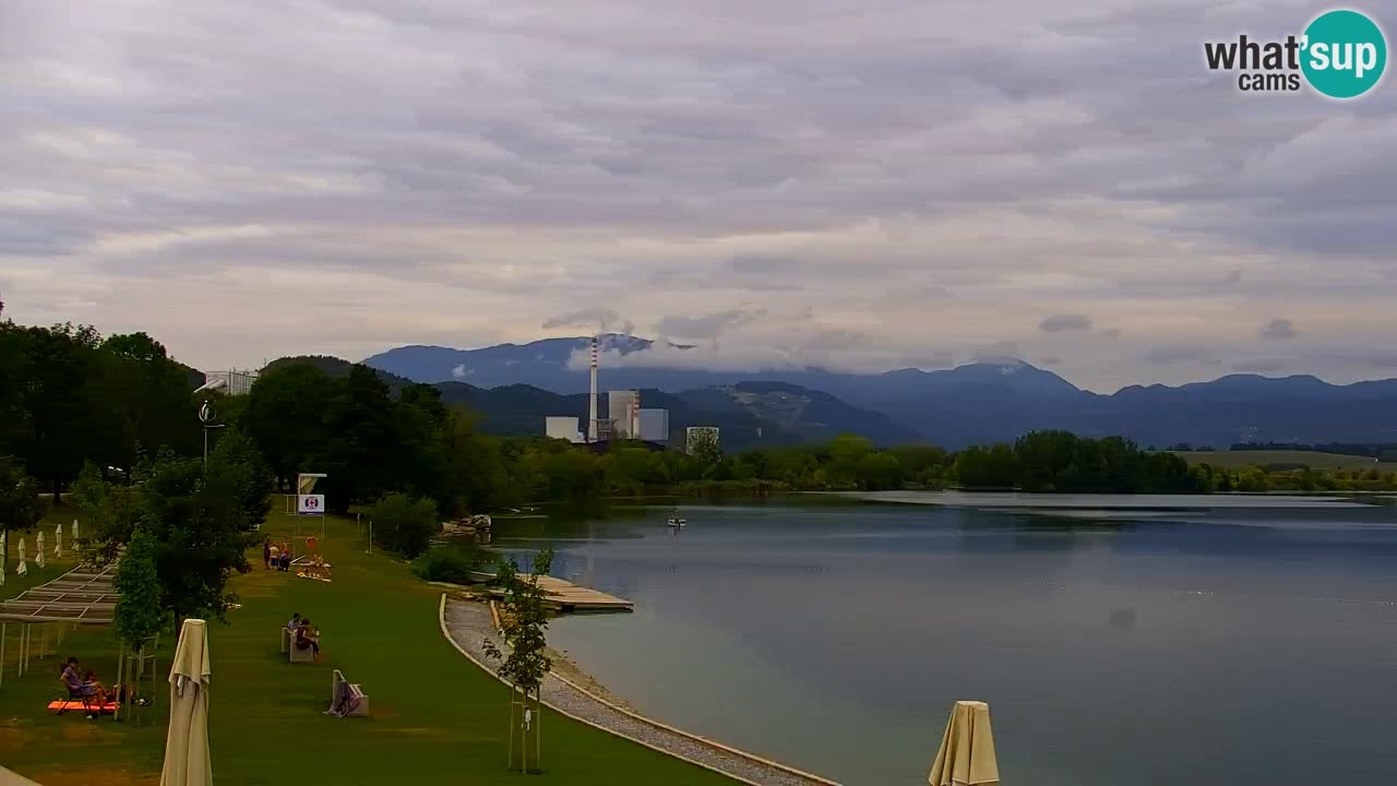 Webcam lac de Velenje – Vue en direct depuis Velenje Beach