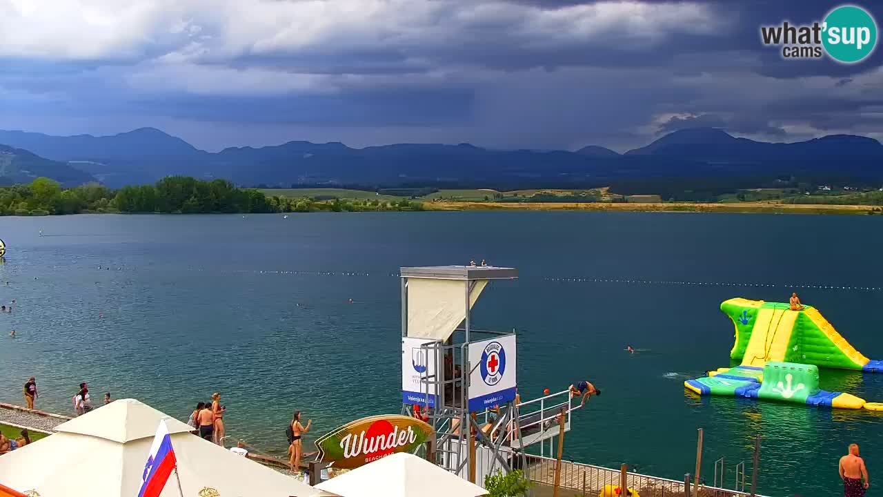 Webcam lac de Velenje – Vue en direct depuis Velenje Beach