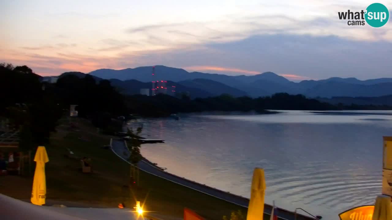 Webcam Lago di Velenje – Spiaggia di Velenje in diretta