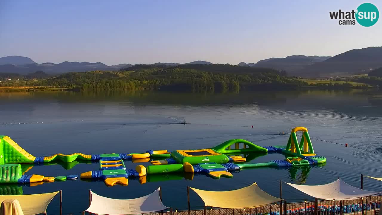 Webcam lac de Velenje – Vue en direct depuis Velenje Beach