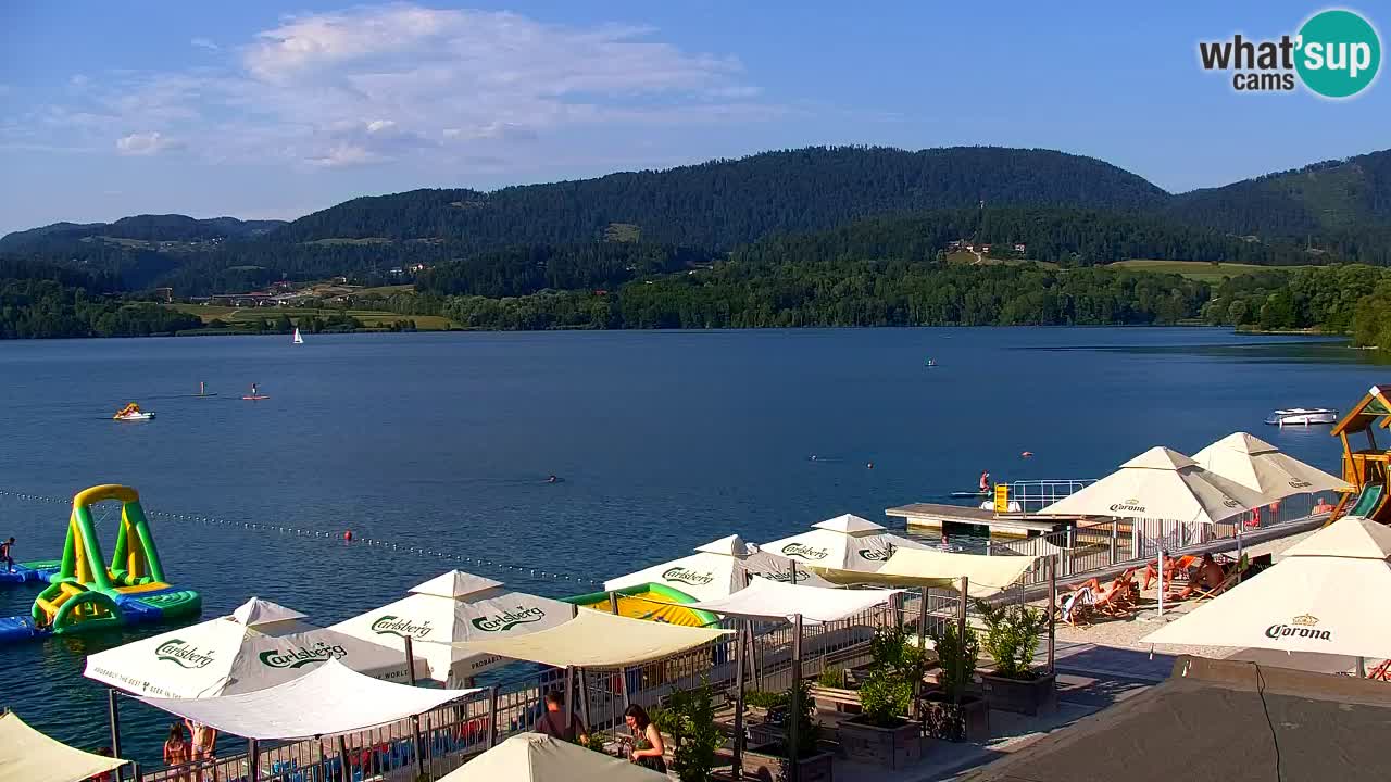 Webcam Lago di Velenje – Spiaggia di Velenje in diretta