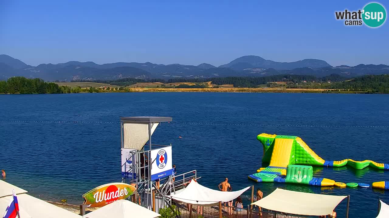 Webcam Lago di Velenje – Spiaggia di Velenje in diretta