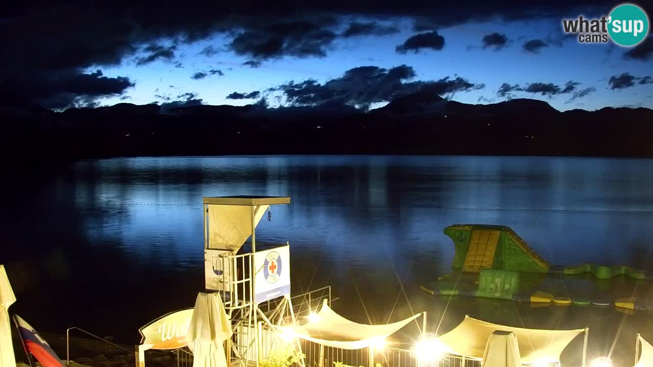 Webcam lac de Velenje – Vue en direct depuis Velenje Beach