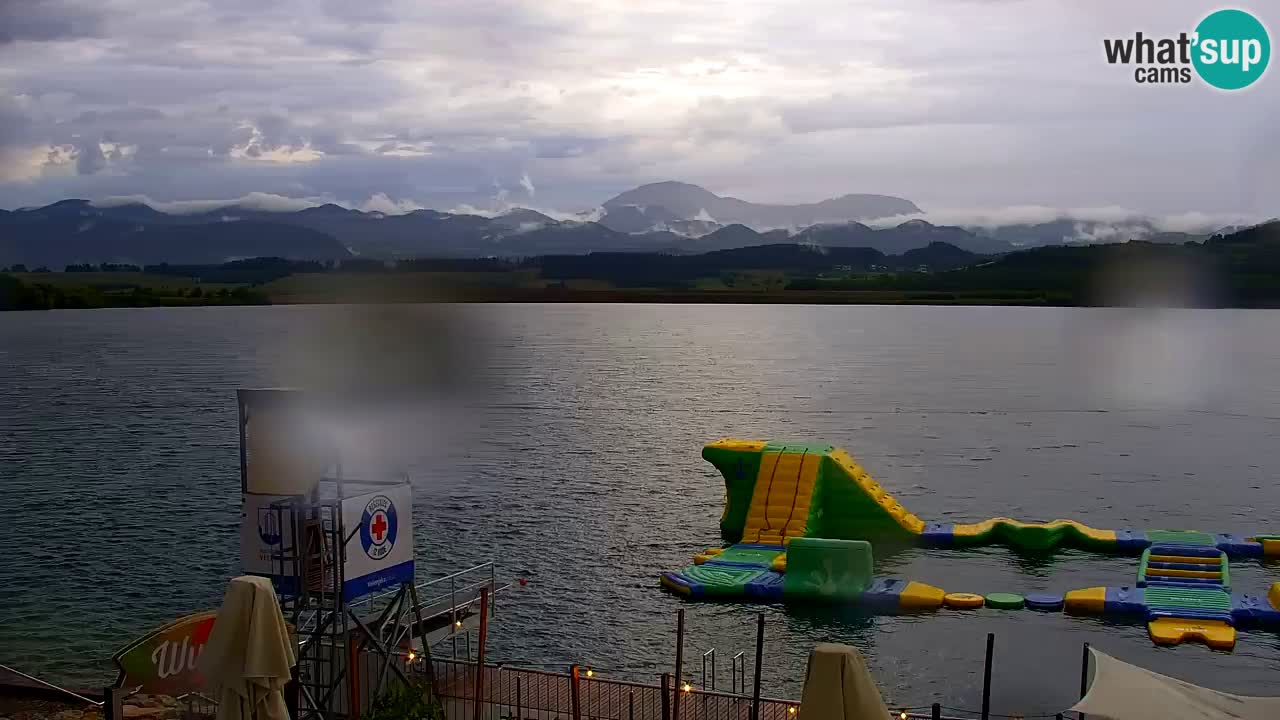 Webcam lac de Velenje – Vue en direct depuis Velenje Beach