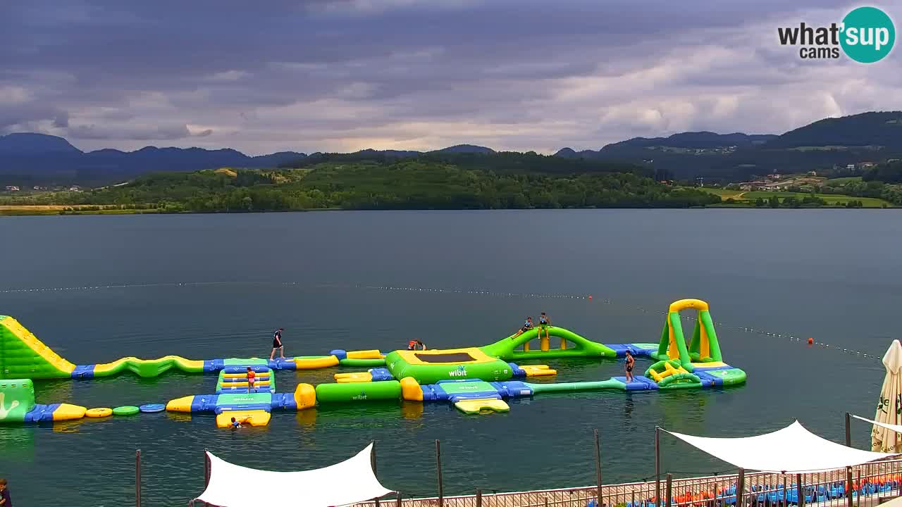 Web kamera Velenjsko jezero – Plaža Velenje uživo