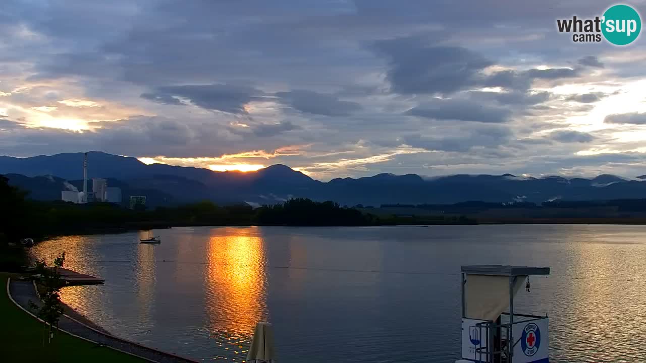 Webcam lac de Velenje – Vue en direct depuis Velenje Beach