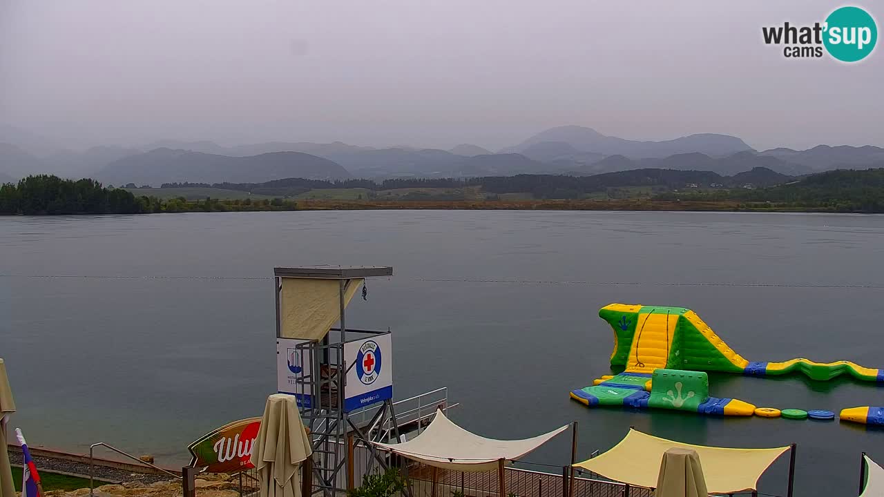 Webcam lago Velenje – Vista en directo desde Velenje Beach