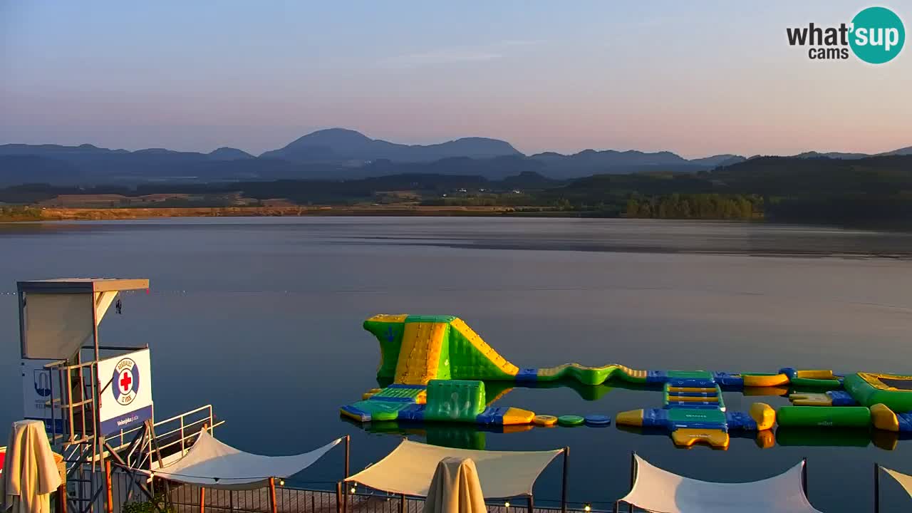 Webcam lac de Velenje – Vue en direct depuis Velenje Beach