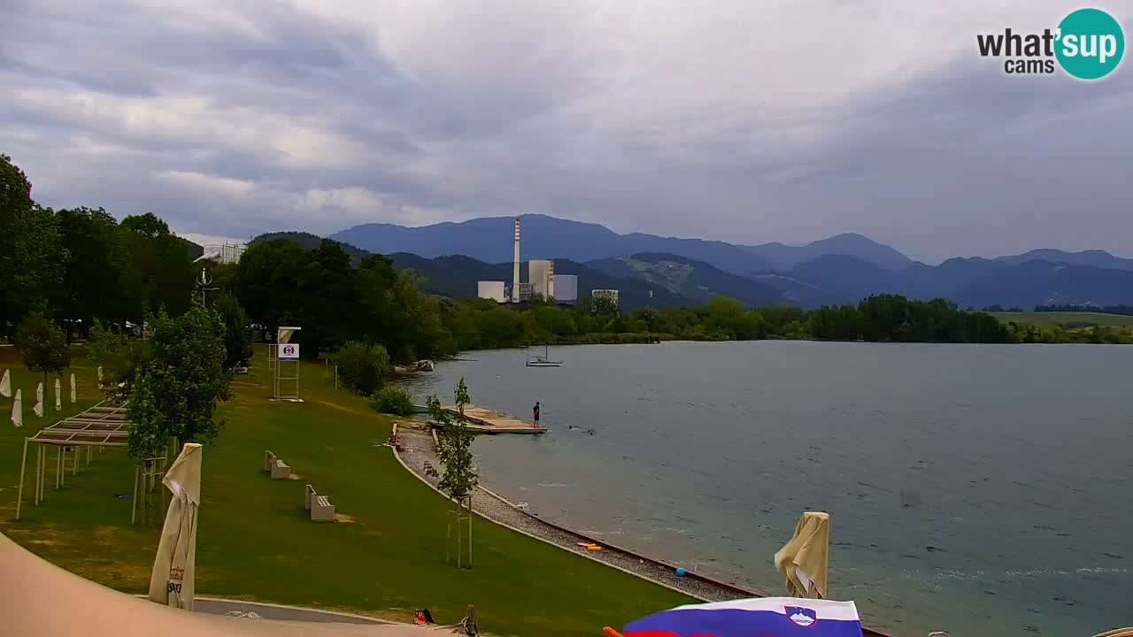 Webcam Lago di Velenje – Spiaggia di Velenje in diretta