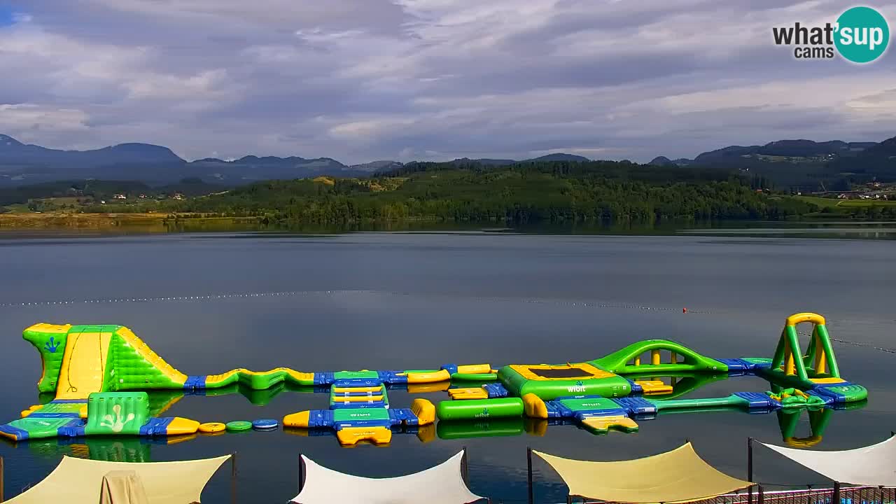 Webcam lac de Velenje – Vue en direct depuis Velenje Beach