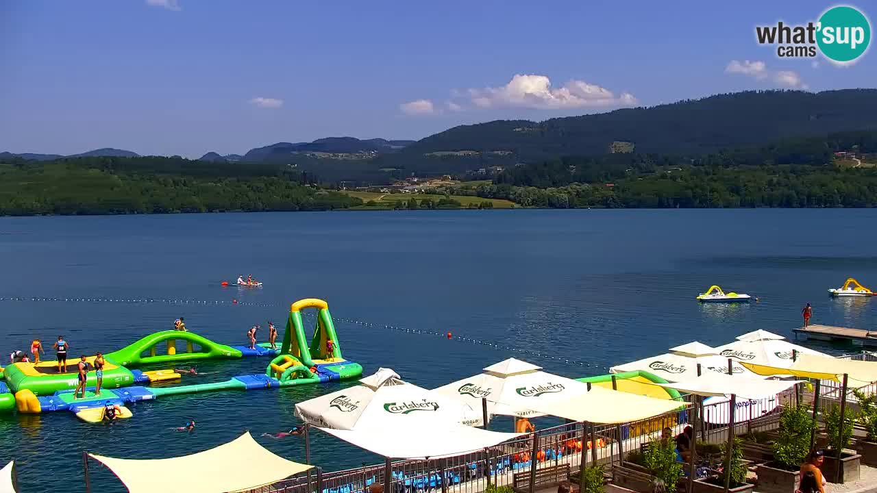 Webcam lac de Velenje – Vue en direct depuis Velenje Beach