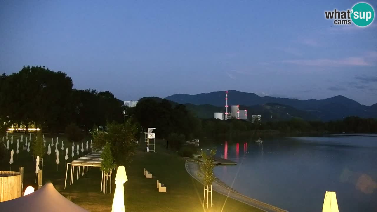 Webcam lago Velenje – Vista en directo desde Velenje Beach
