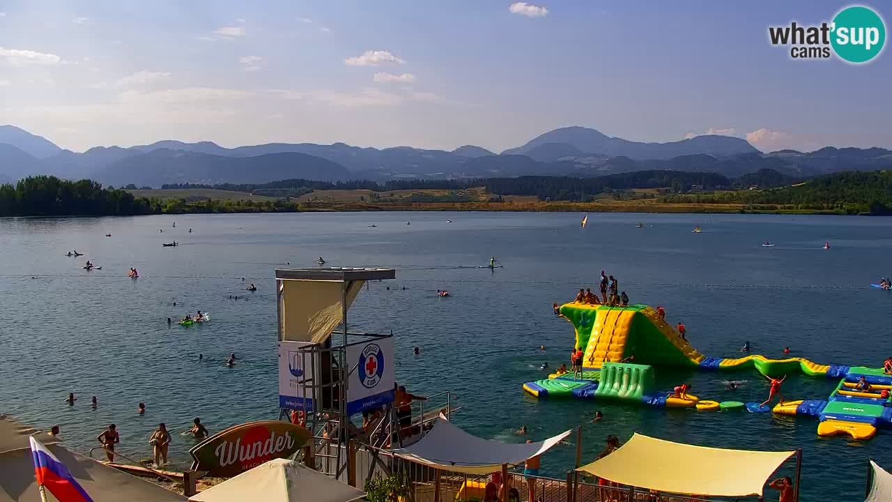 Webcam Lago di Velenje – Spiaggia di Velenje in diretta