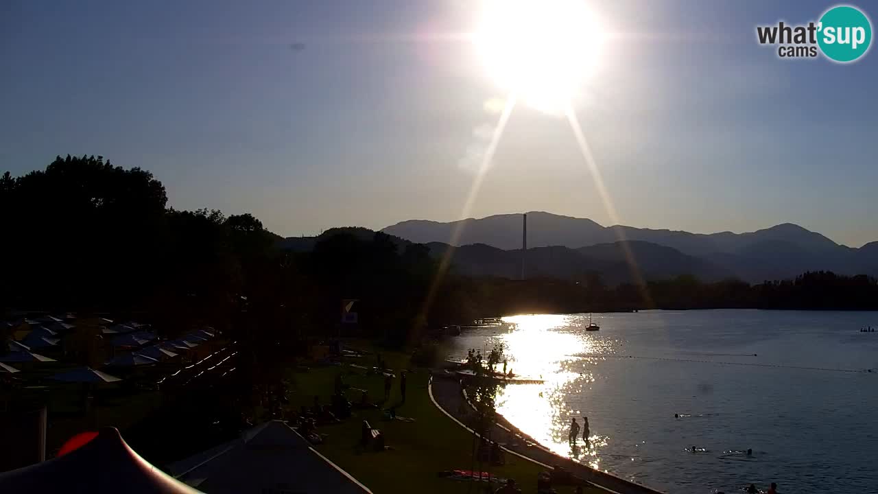 Webcam lac de Velenje – Vue en direct depuis Velenje Beach