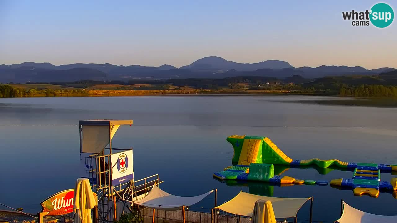 Webcam Lago di Velenje – Spiaggia di Velenje in diretta
