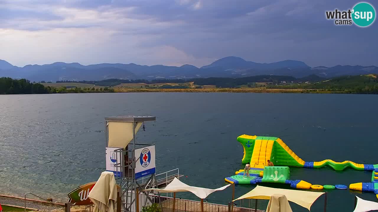 Webcam lac de Velenje – Vue en direct depuis Velenje Beach