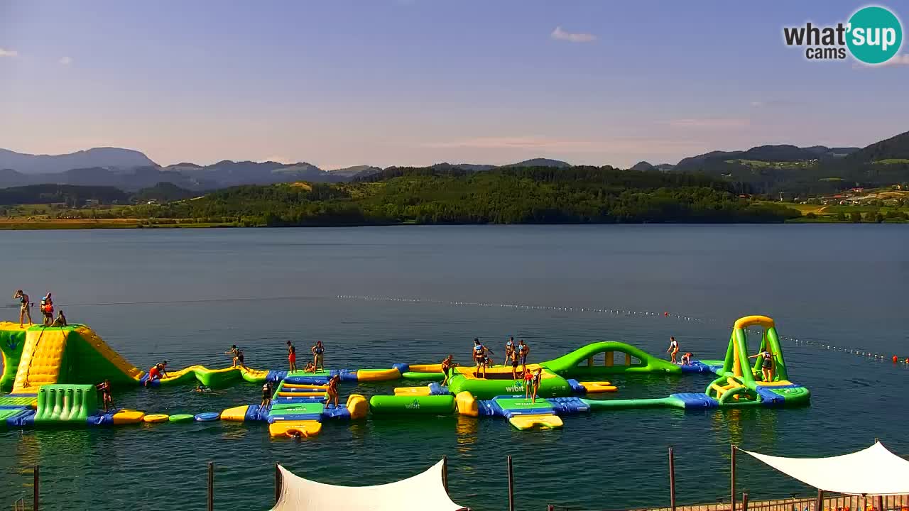 Webcam lac de Velenje – Vue en direct depuis Velenje Beach