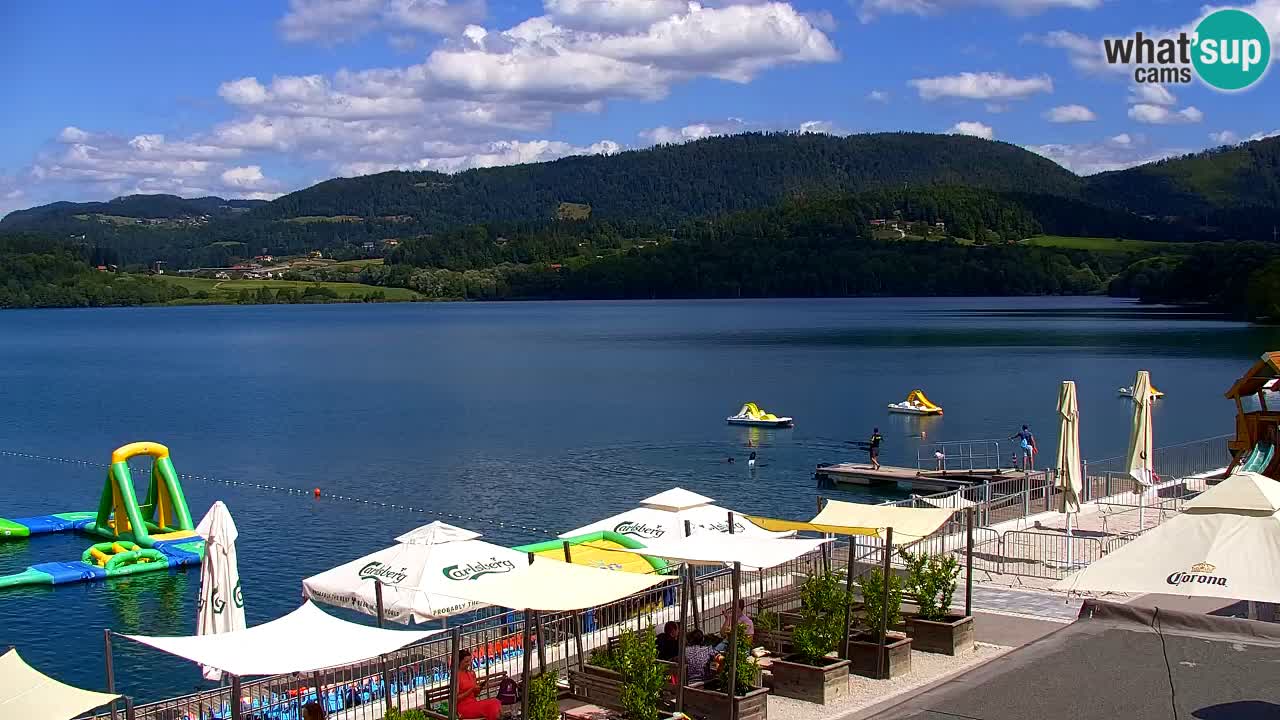 Webcam lac de Velenje – Vue en direct depuis Velenje Beach