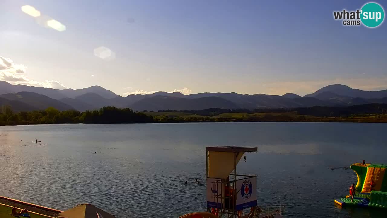 Webcam lago Velenje – Vista en directo desde Velenje Beach