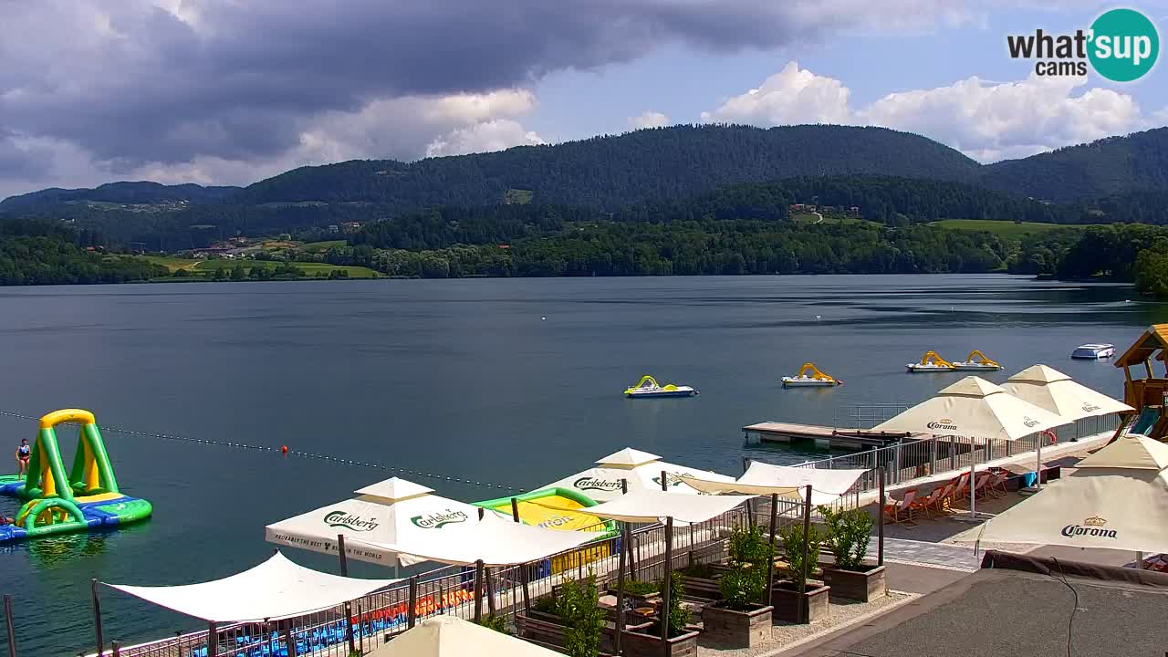 Webcam lago Velenje – Vista en directo desde Velenje Beach