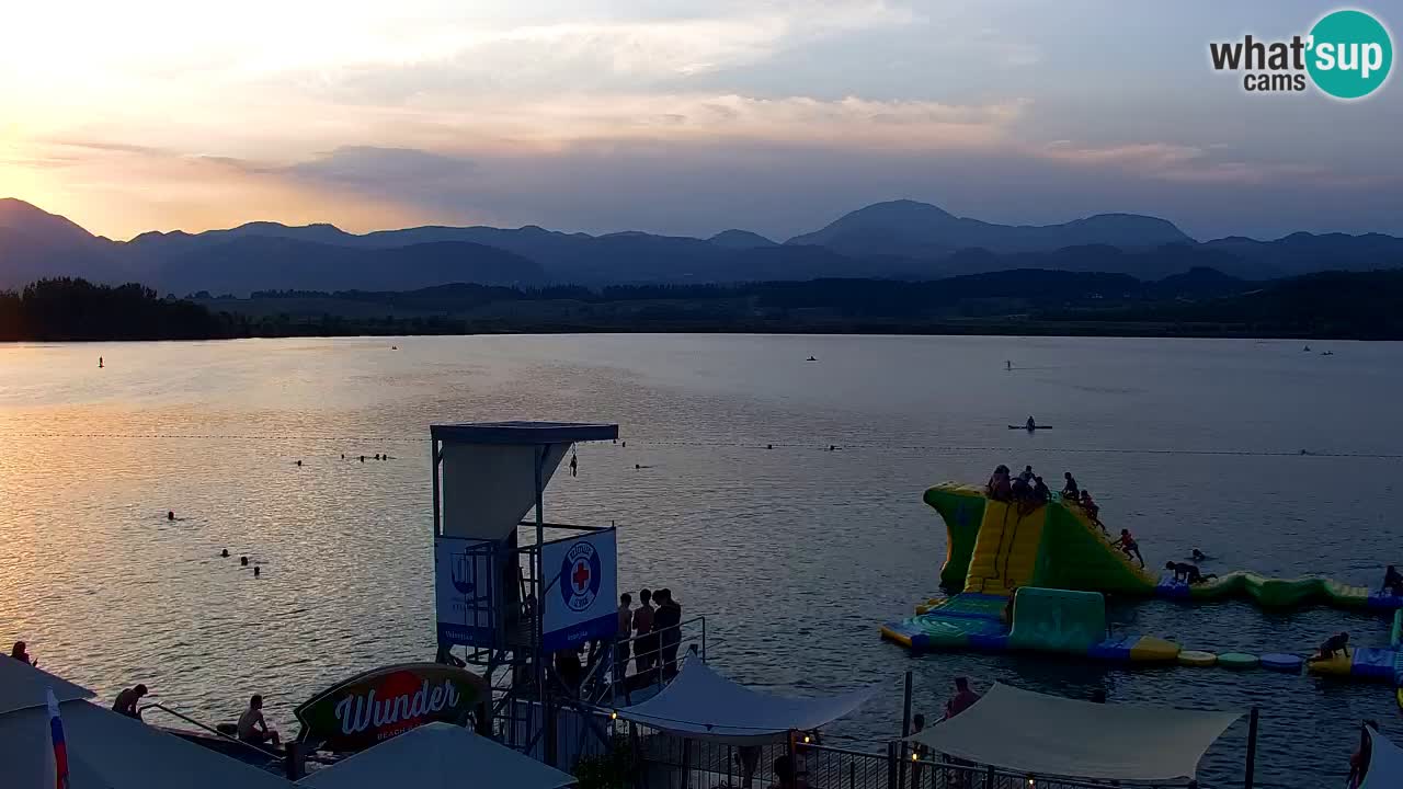 Webcam lac de Velenje – Vue en direct depuis Velenje Beach