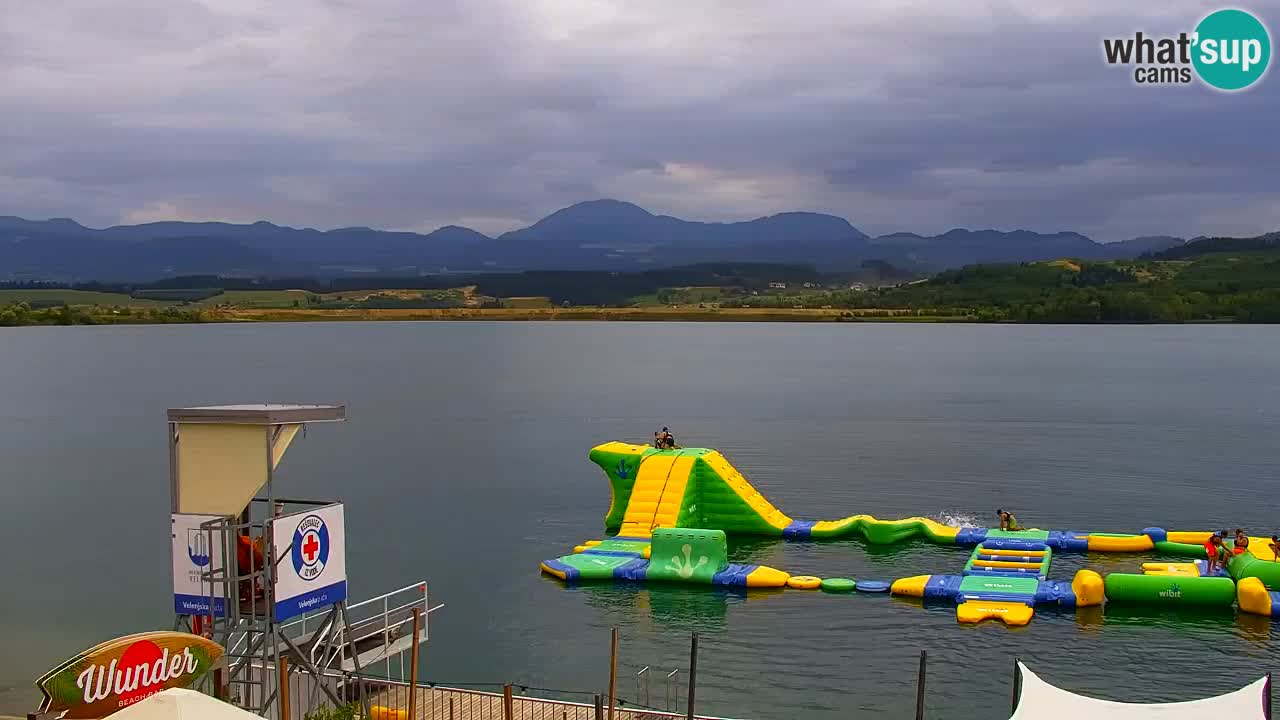 Webcam lac de Velenje – Vue en direct depuis Velenje Beach