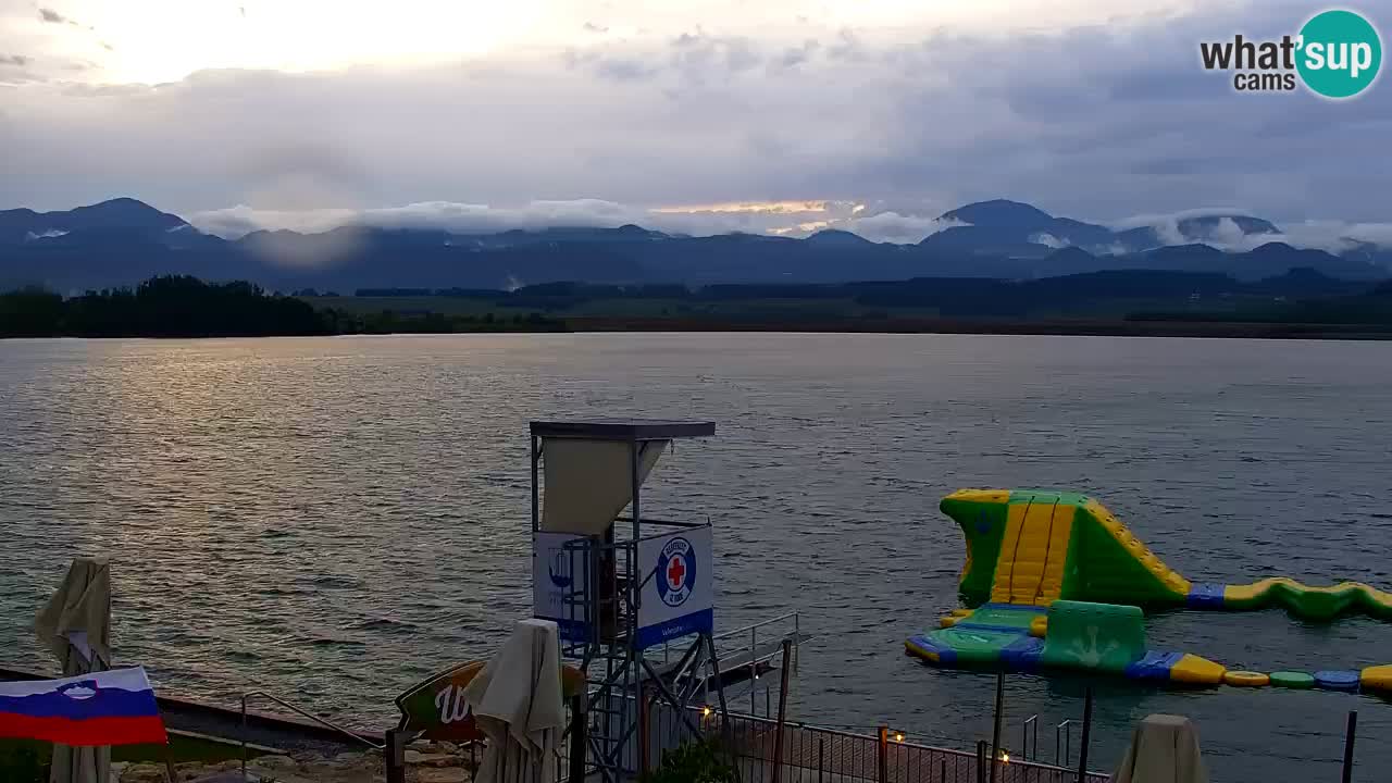 Webcam Lago di Velenje – Spiaggia di Velenje in diretta