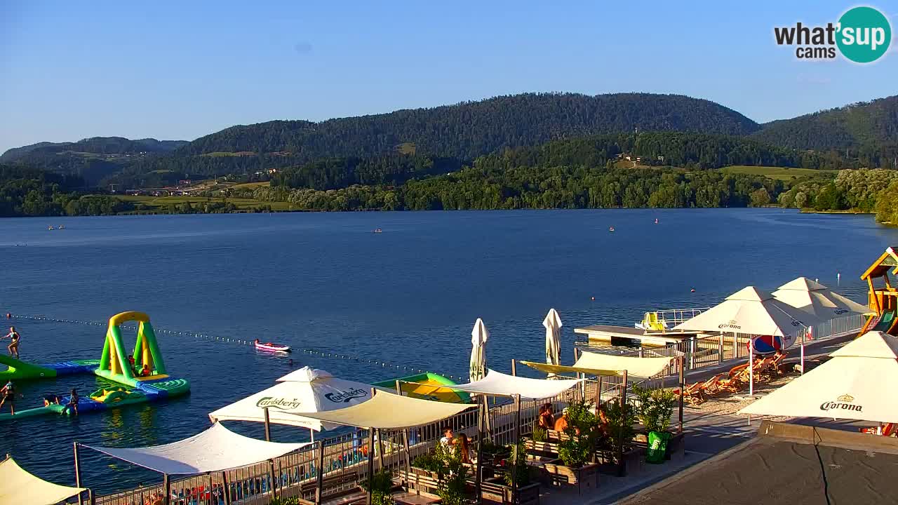 Webcam lac de Velenje – Vue en direct depuis Velenje Beach