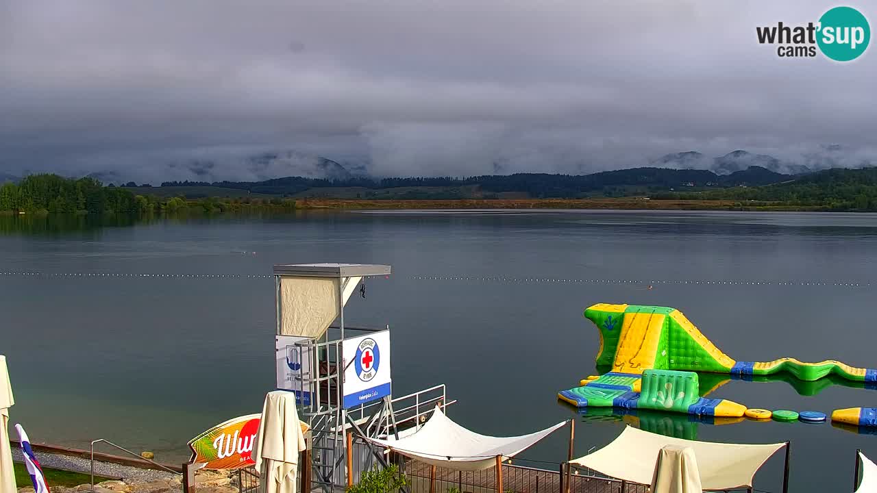 Webcam lago Velenje – Vista en directo desde Velenje Beach